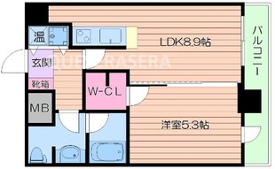 フローライト南森町の物件間取画像